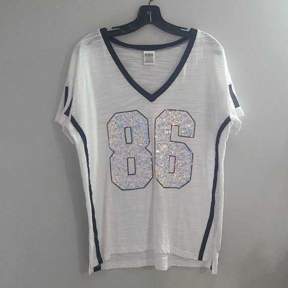 PINK Victoria's Secret Tops - Pink bling t-shirt